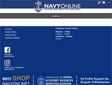 Tablet Screenshot of navyonline.com